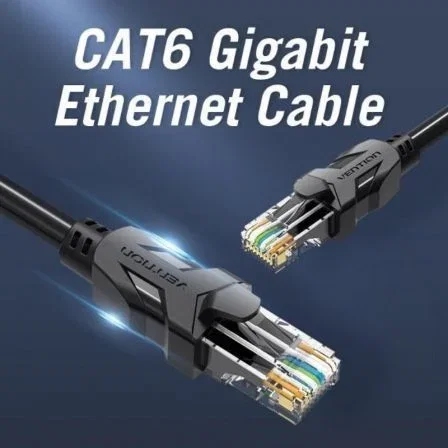Vention Cable de red RJ45 UTP IBEBU CAT6 35m Negro